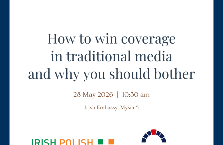 How to win coverage in traditional media and why you should bother
